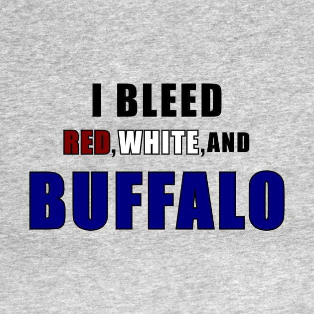 I bleed red white and Buffalo by LaurenElin